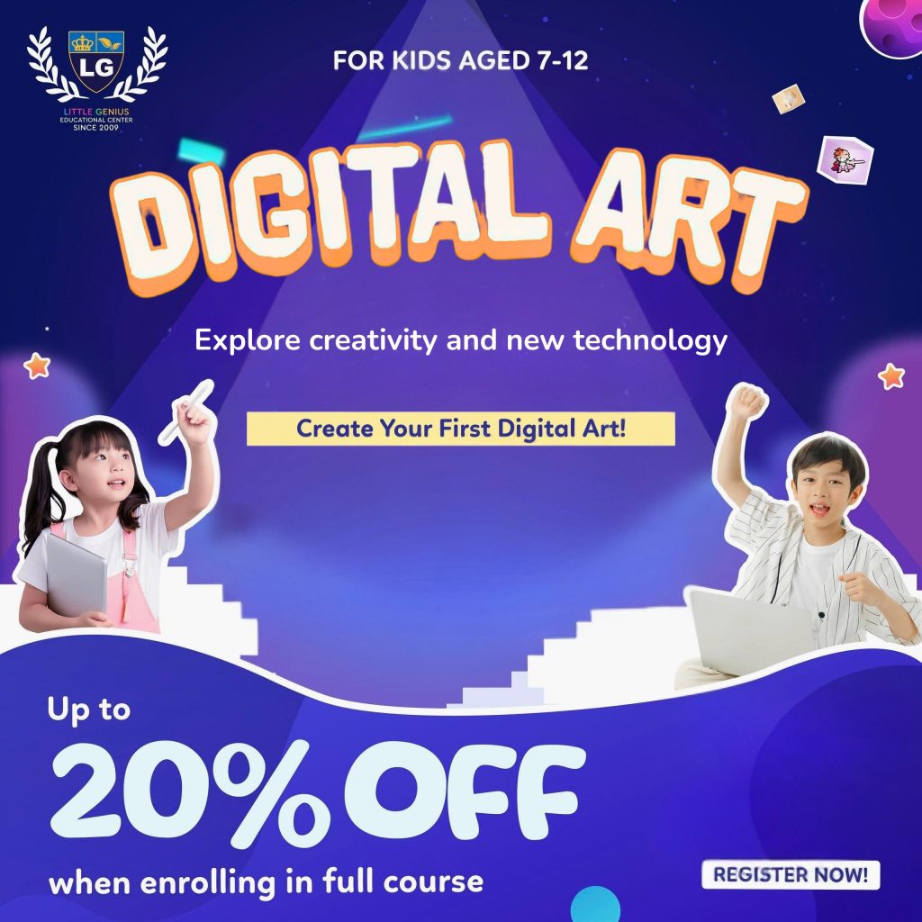 Digital Art courses at Little Genius